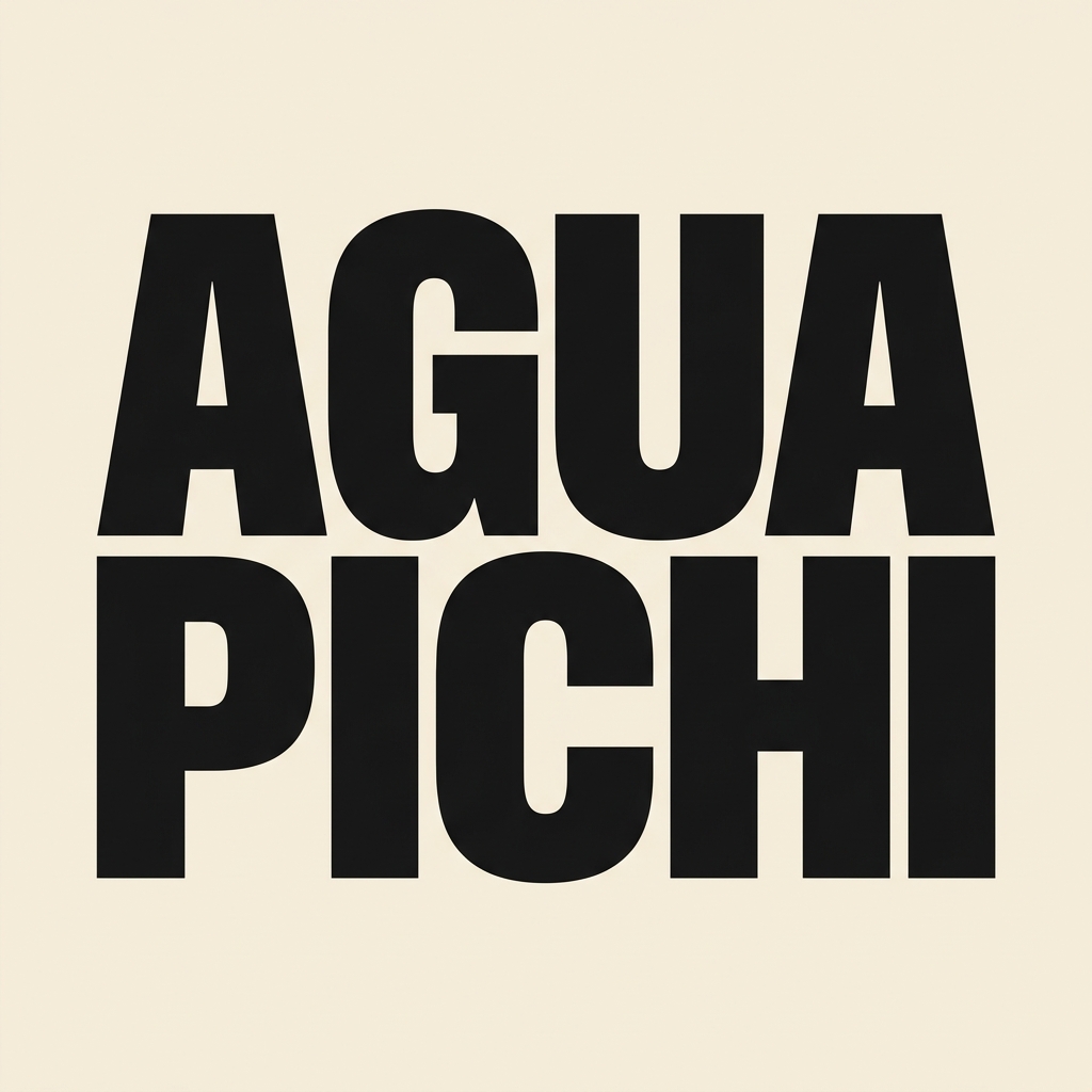 Agua Pichi wordmark logo